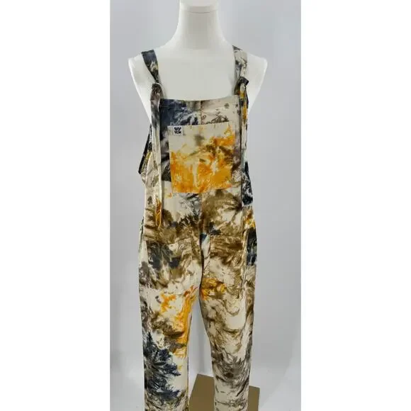 Lucy オーダー品 Lucy & Yak Tie Dye Dungarees Coveralls Jumpsuit Pantsuit One Piece